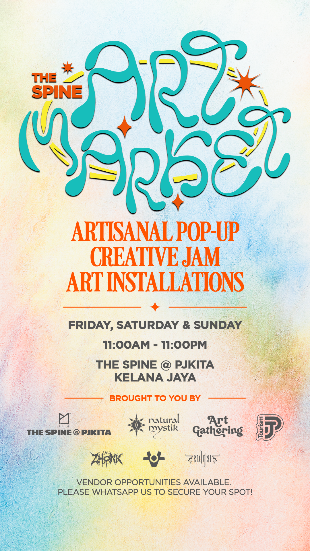 (ONGOING) THE SPINE ART MARKET - Natural Mystik, Zeidgeiz & The Spine @ PJ Kita