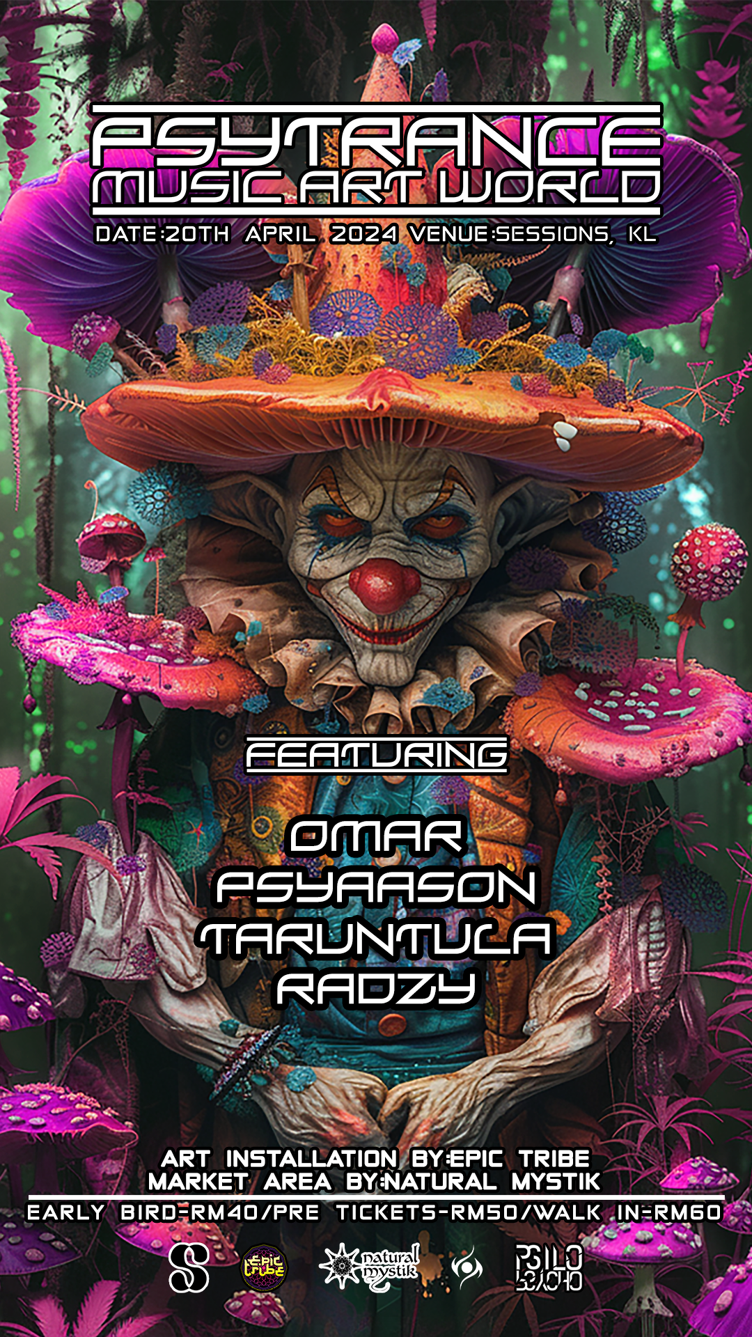 (20/04/2024) PSYTRANCE MUSIC ART WORLD - Psyaason & Epic Tribe