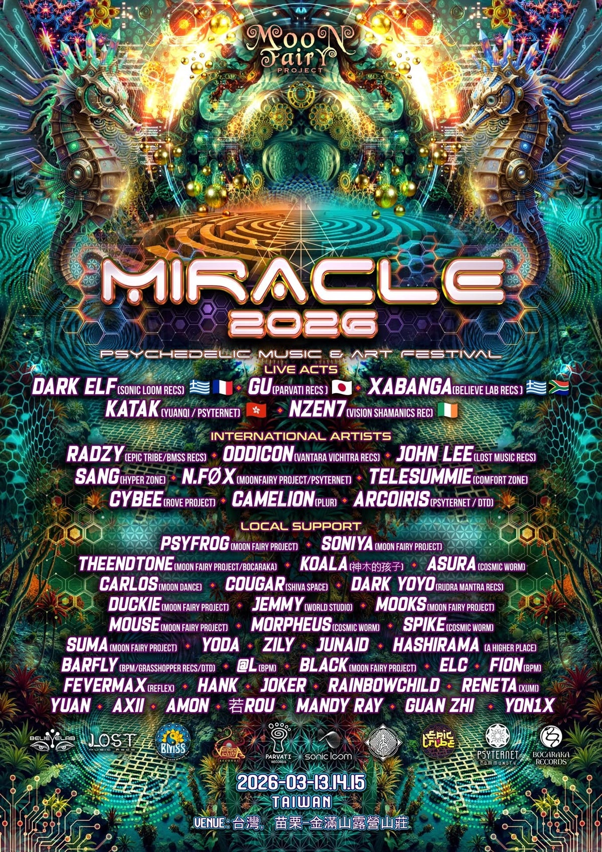 (13-15/03/2026) MIRACLE FESTIVAL 2026 - Moon Fairy Project