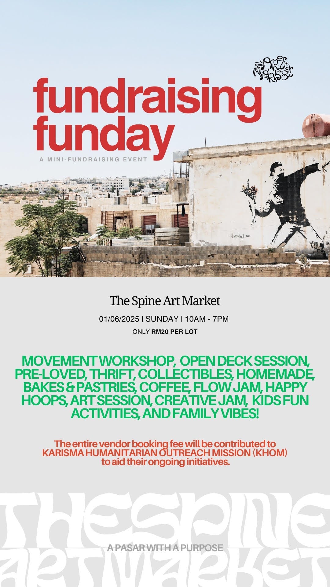 (01/06/2025) FUNDRAISING FUNDAY - The Spine Art Market
