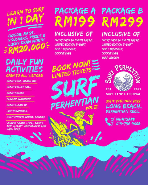 (25-27/11/2022) SURF PERHENTIAN VOL. III - Surf Perhentian