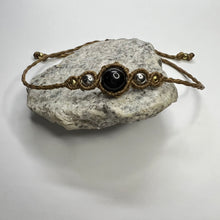 Load image into Gallery viewer, Beaded Obsidian Bracelet/Anklet
