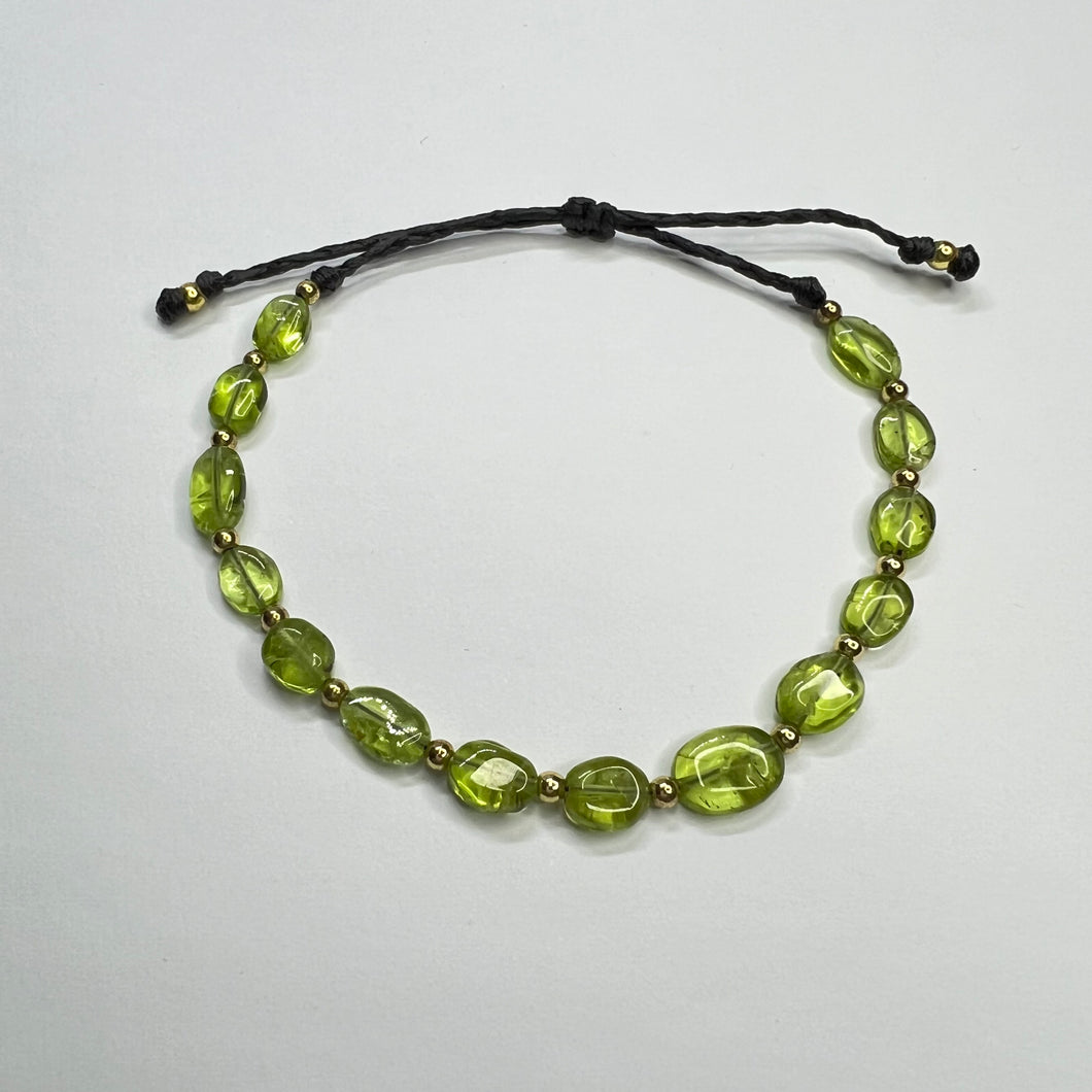 Green Peridot Bracelet