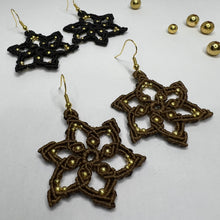 Load image into Gallery viewer, Macramé Flower Earrings
