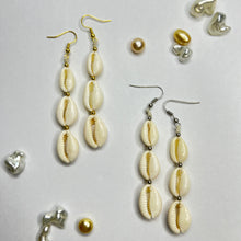 Load image into Gallery viewer, Seashell Dangle Earrings
