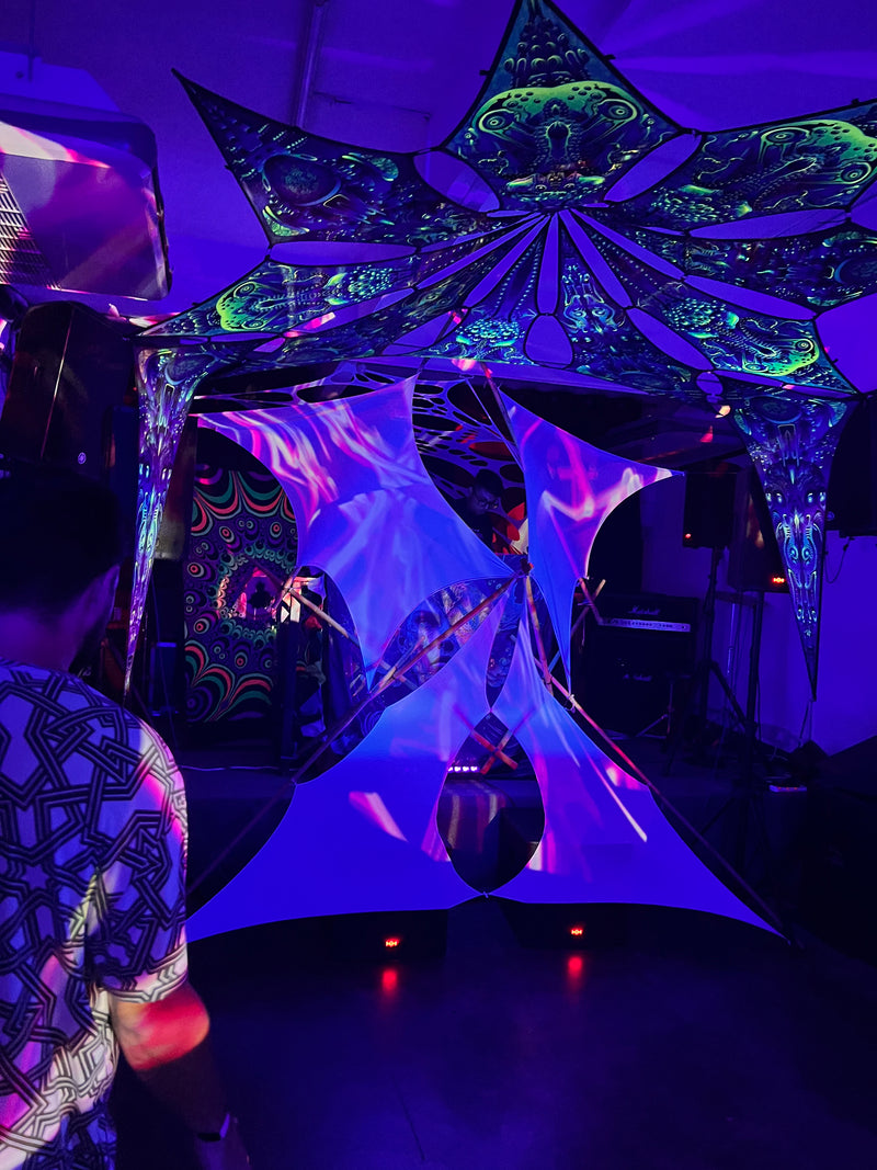 Fabric Bamboo Decor - Psyber Events 13