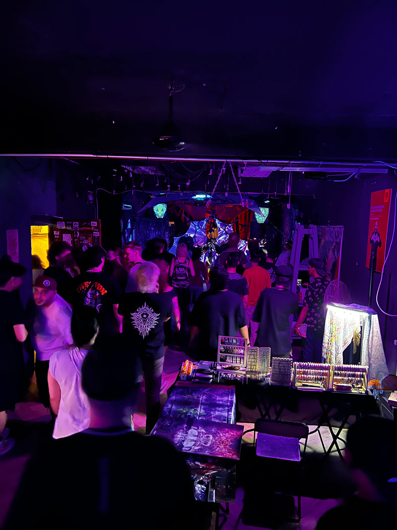 Fabric Bamboo Decor - Psyber Events 9
