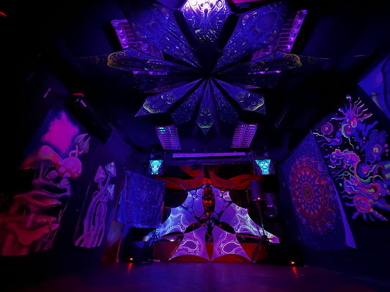 Fabric Bamboo Decor - Psyber Events 3