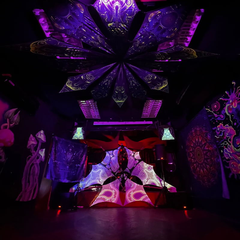 Fabric Bamboo Decor - Psyber Events 8