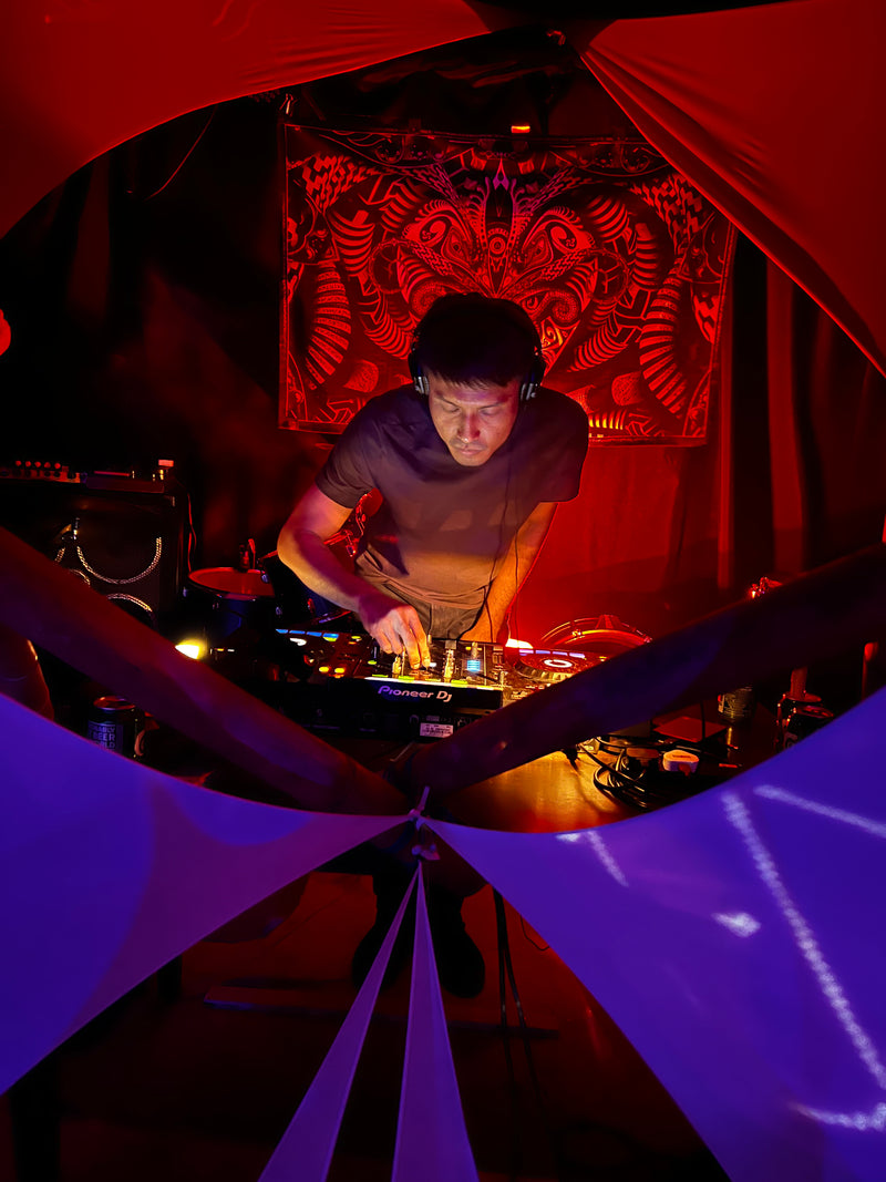 Fabric Bamboo Decor - Psyber Events 5