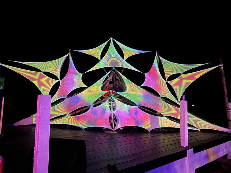 Fabric Bamboo Decor - Aman Fest