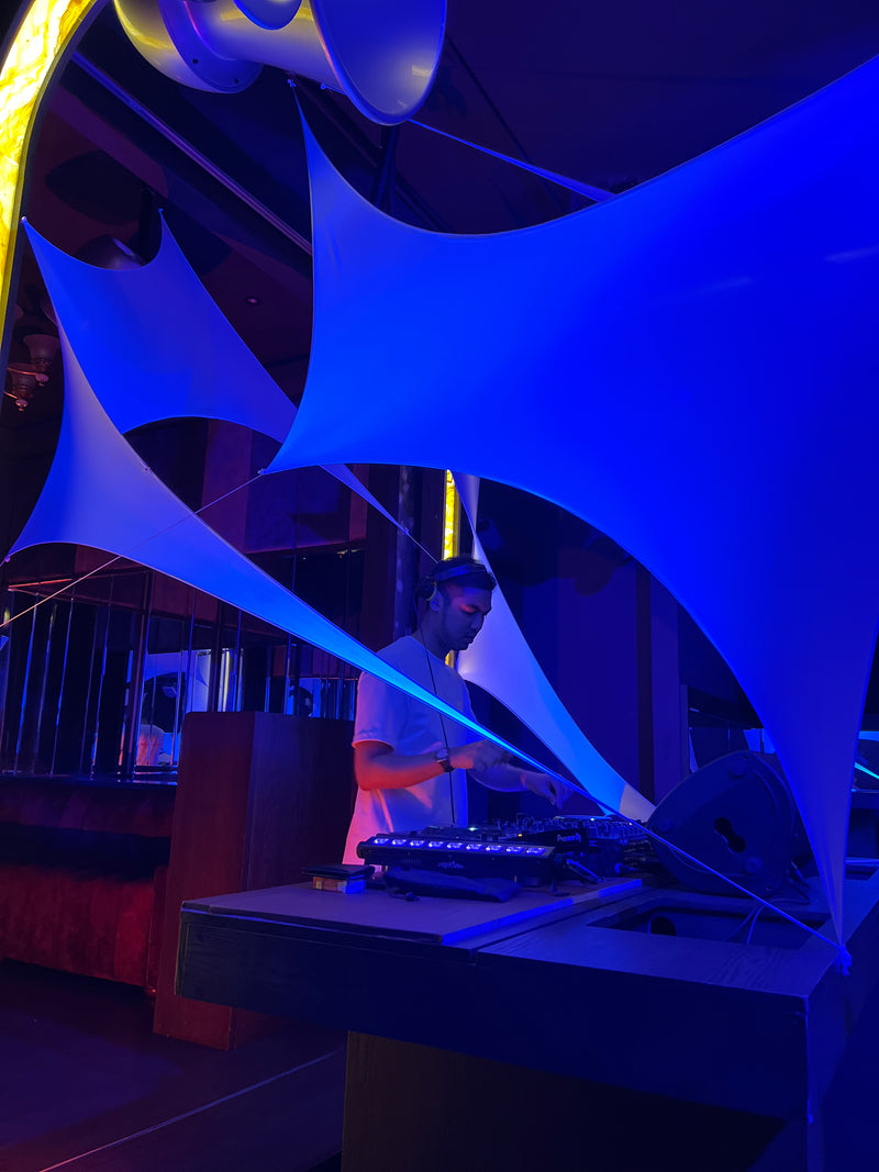 Fabric Decor - Groove in the Dark 0
