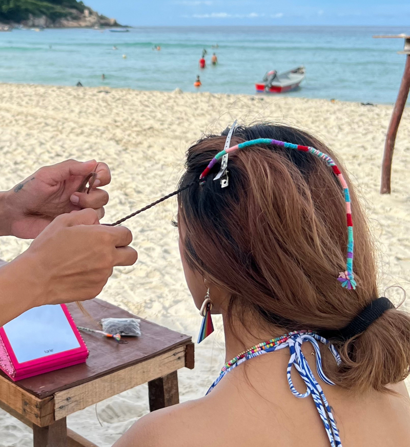 Boho hair wraps