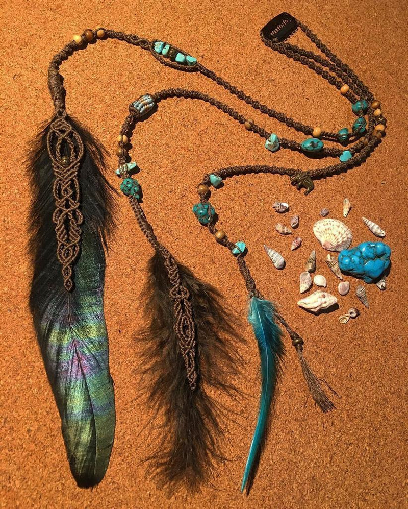 Hair - Macrame Wrap Extension