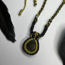 Load image into Gallery viewer, Kambaba Jasper Macramé Necklace
